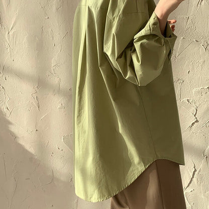 Oversized Ladies Shirt With Extra Long Back