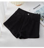 high waisted zipper fly shorts