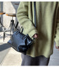 Genuine leather Dumpling messenger bag