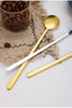 Stainless Steel Round Spoon Coffee Stirring
