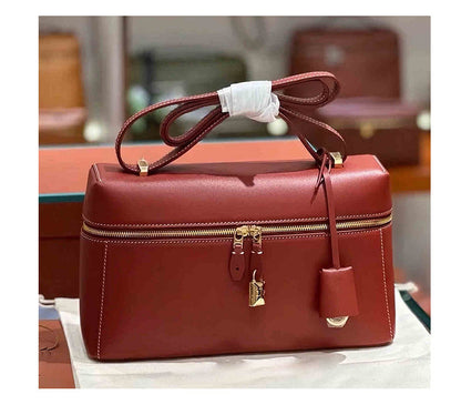 Genuine Leather Crossbody Box Purse for Women Box Purse