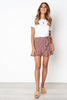 Ruffle Hem mini skirt Summers Beach
