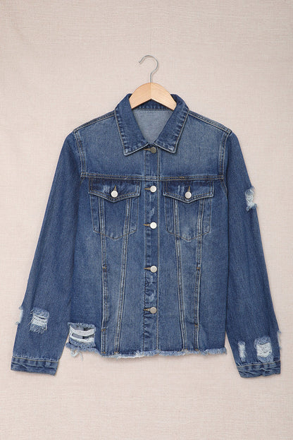 Lightweight denim jacket for ladies
