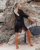 Women's Oversized Shirt With Tie Hem