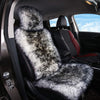 Long Hair Sheepskin Car Seat Cover with Plush Wool Backrest 7