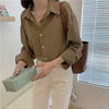 women drop shoulder long sleeve shirt