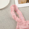 Spring knit long sleeve camisole shorts pajama set