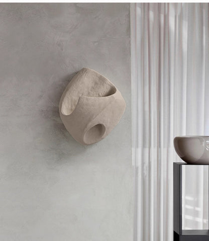 Wabi Sabi Cement Wall Lamp Nordic Concrete Wall Sconce