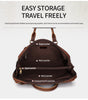 Men’s Leather Shoulder Bag Messenger Briefcase Laptop Bag