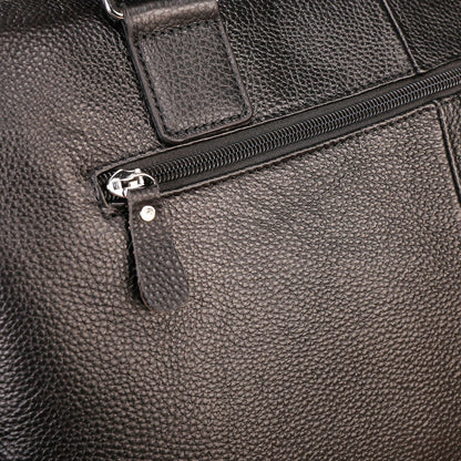 Genuine Leather Office Bag With Laptop Compartment