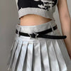 Women’s Rhinestone Star Buckle PU Leather Belt