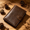 Men’s Genuine Leather Wallet with Coin Pocket and RFID Protection