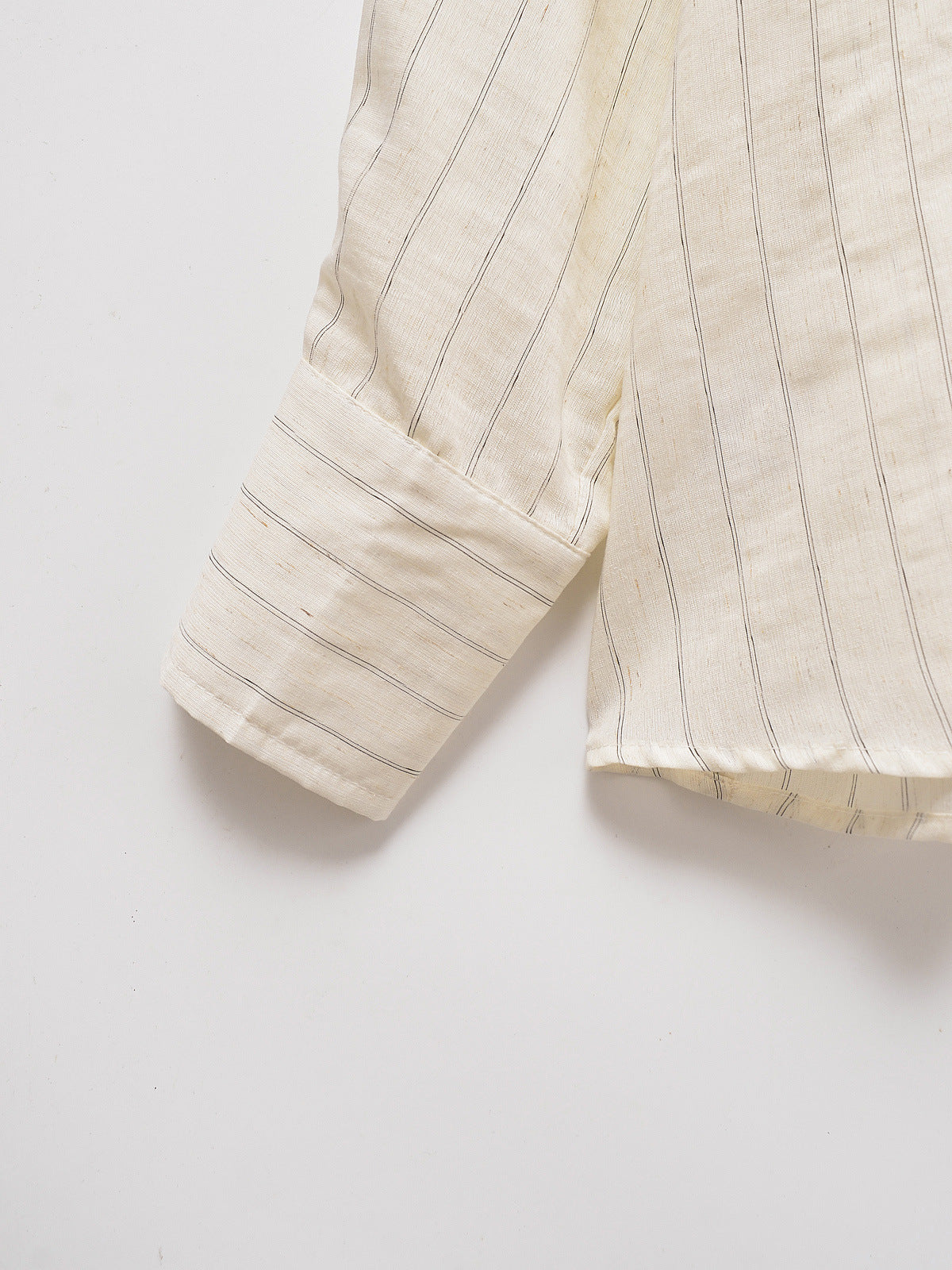 Oversized Striped Long Sleeve Shirt