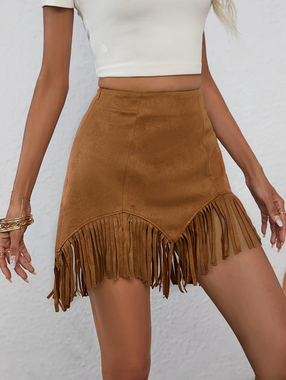 High Waist WesternStyle Skirt for Rodeos