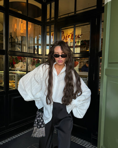 Lantern Sleeve Women Shirts Blouse