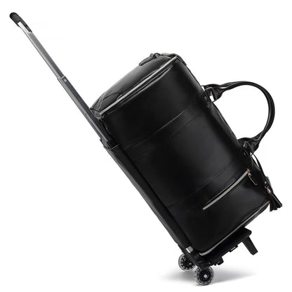 Garment Bag with Wheels for Convertible Suit Travel Storage