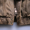 Men’s Vintage Distressed Nubuck Leather Jacket