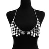 Metal Sequin Star Body Chain Festival Top