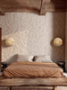 Wabi-Sabi Cave Stone Wall Lamp Nordic Yellow Light Fixture