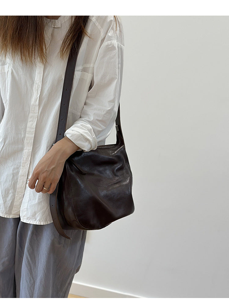 Women Genuine  Leather Office Messenger Bag