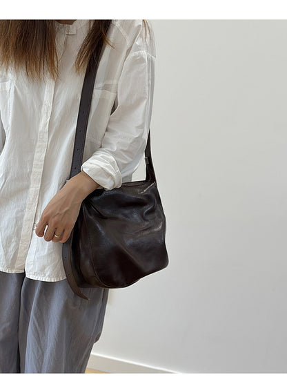 Women Genuine  Leather Office Messenger Bag