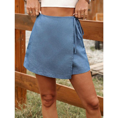 Skirt Shorts Side Wrap Tie Style
