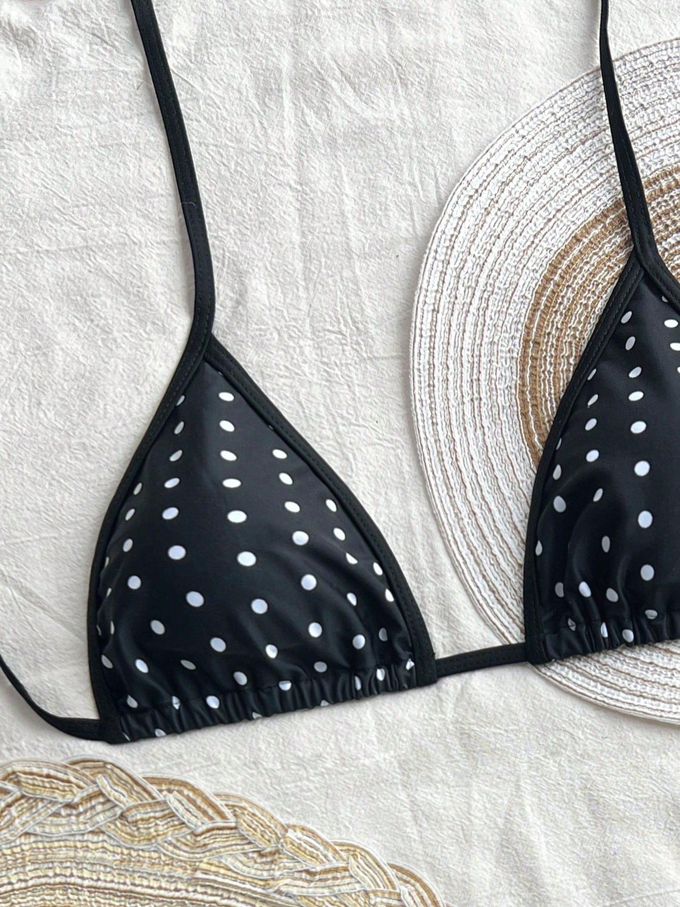 Women’s Triangle Bikini Set with Skirted Bottom