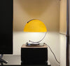 Yellow Glass Table Lamp Vintage Bauhaus Pudding Lamp