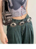 Women’s Faux Leather Western Concho Belt