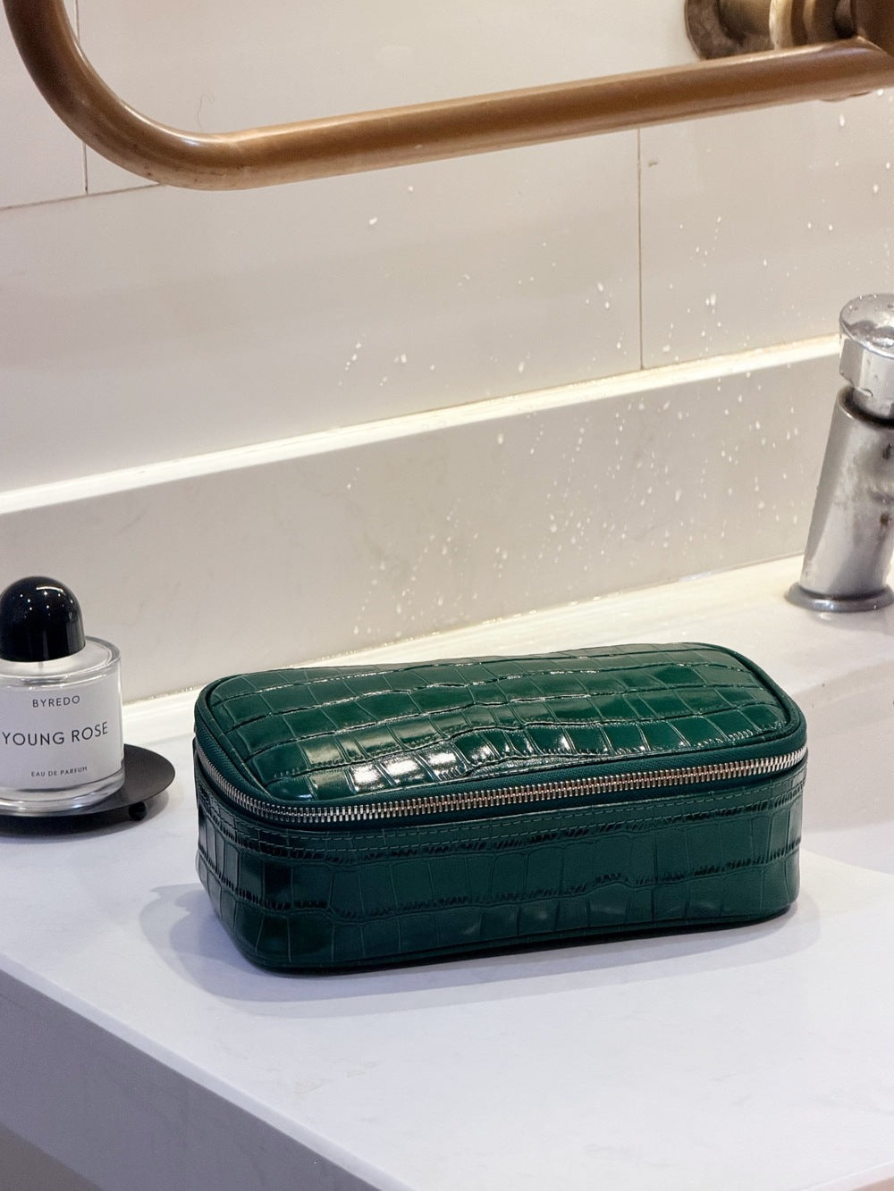 Women’s Genuine Leather Cosmetic Bag
