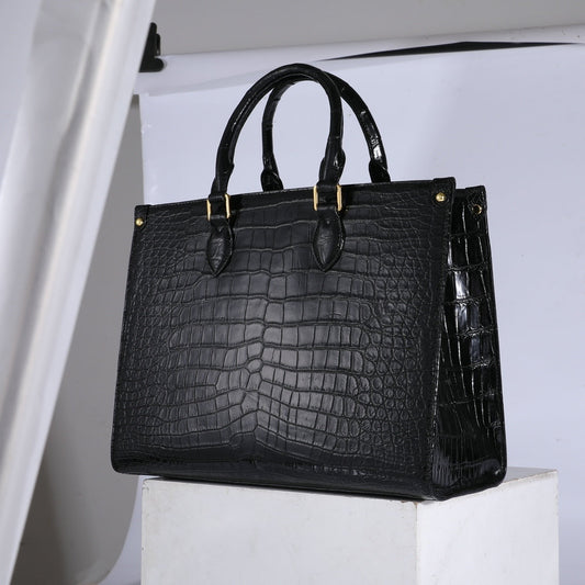Women Genuine Crocodile Leather Handbag