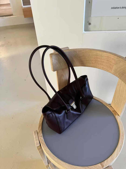 French Genuine Leather Women’s Shoulder Bag