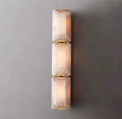 Modern Marble and Copper Wall Lamp Indoor Wall Sconce