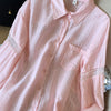 women's striped blouse long sleeve