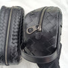 Men’s Genuine Woven Leather Toiletry Bag with Handle