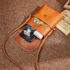 Leather Crossbody Phone Bag with Card Slot