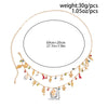 Women’s Beach Charm Waist Chain with Ocean Pendants