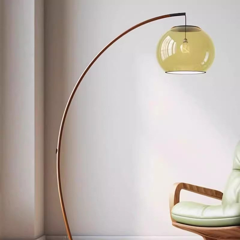 Boho Style Arc Standing Light for Living Room