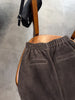 Women’s Genuine Suede Shorts  Wide Leg Brown Leather