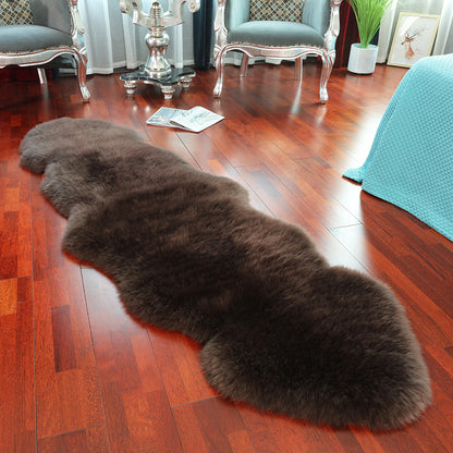 Genuine Sheepskin Throw for Sofa, Bedside and Living Room Decor 10