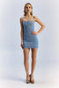 Slim Sleeveless Denim Dress Women Bodycon Fit