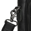 Genuine Leather Carry-On Office Bag with Trolley Strap