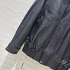 Retro Modern Genuine Leather Motorcycle Jacket Unisex