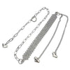 Waist Chain Jewelry with Silver Tone Heart Pendant