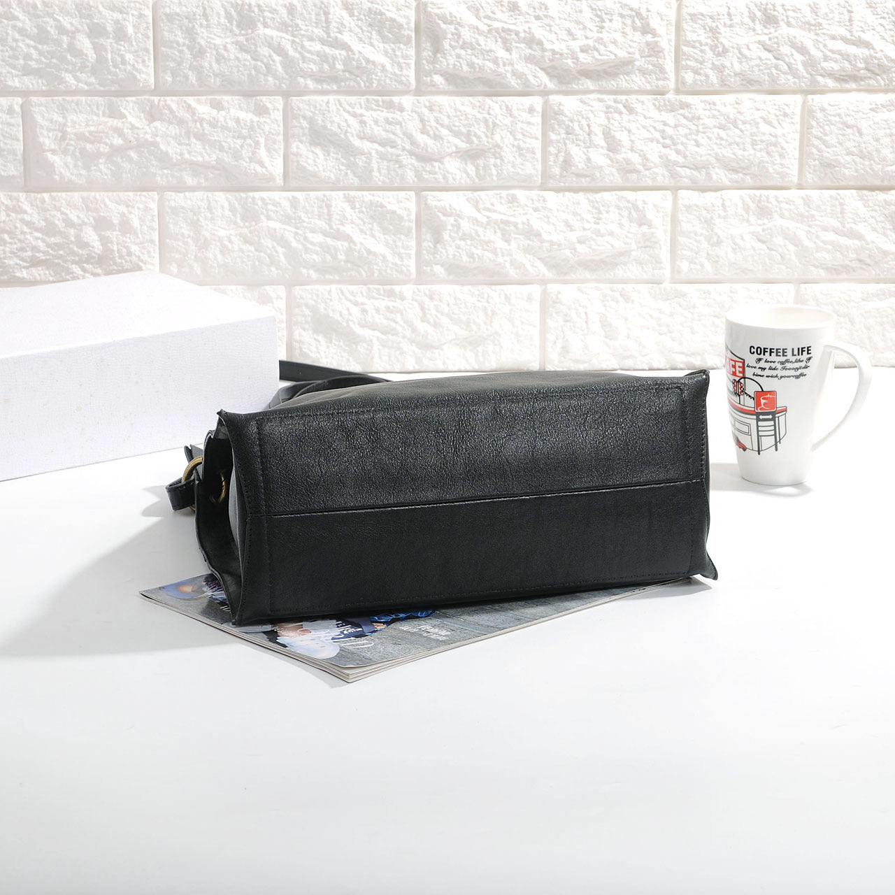 Women’s Genuine Leather Bucket Tote Backpack