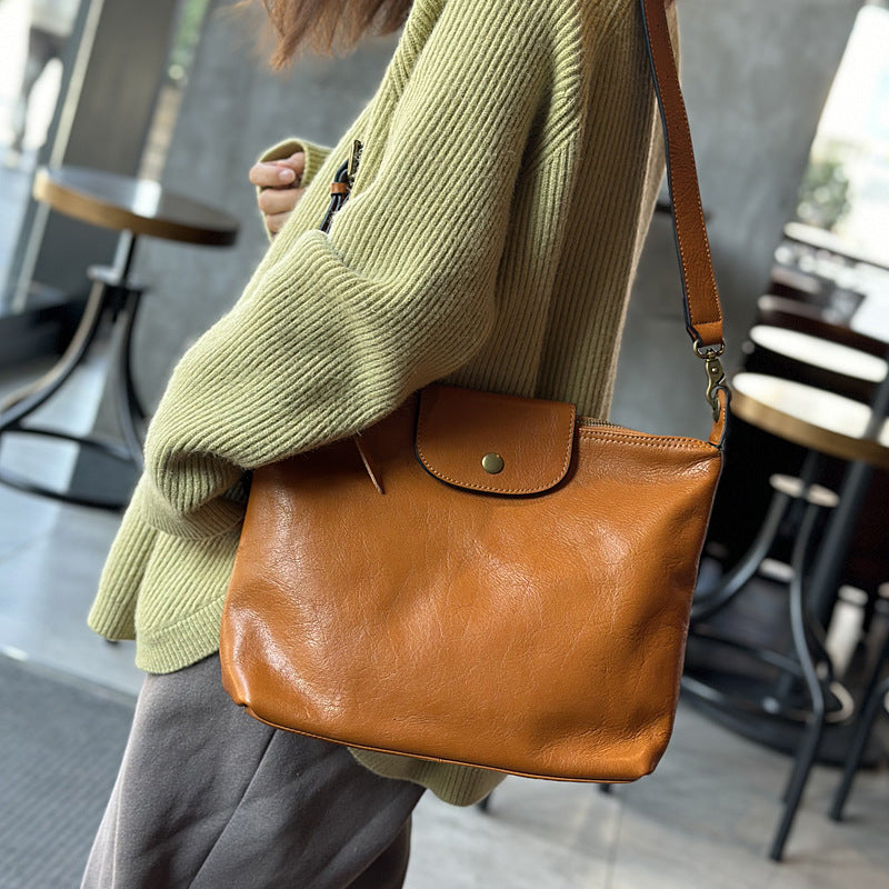 Women Leather Messenger Crossbody Purse