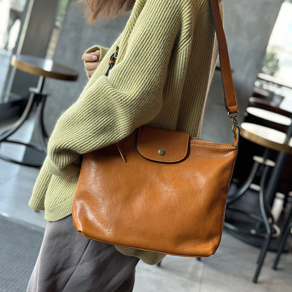 Women Leather Messenger Crossbody Purse