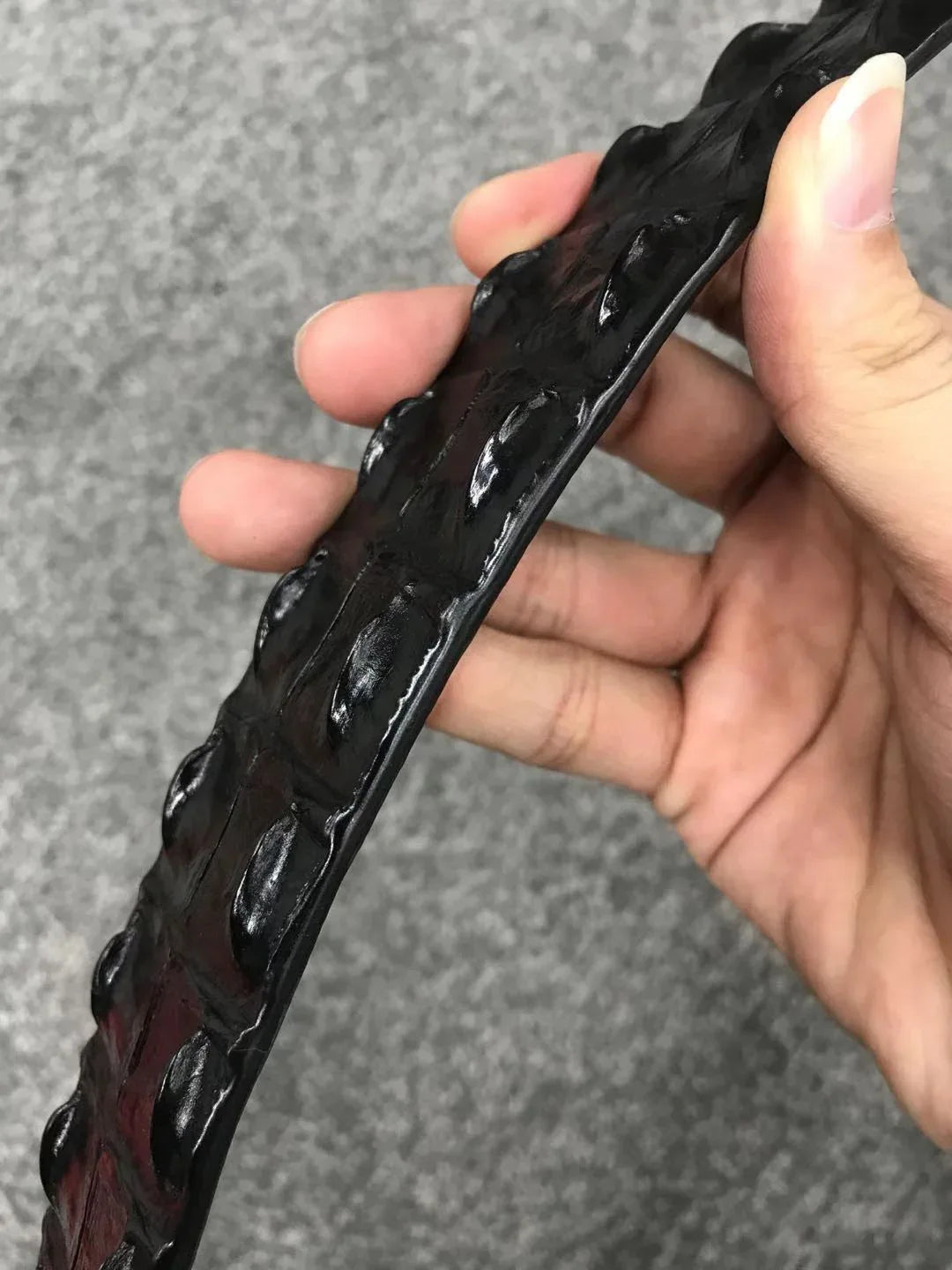 Handmade Genuine crocodile leather belt