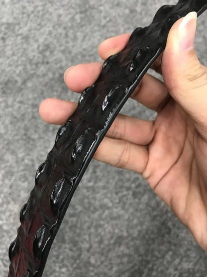 Handmade Genuine crocodile leather belt