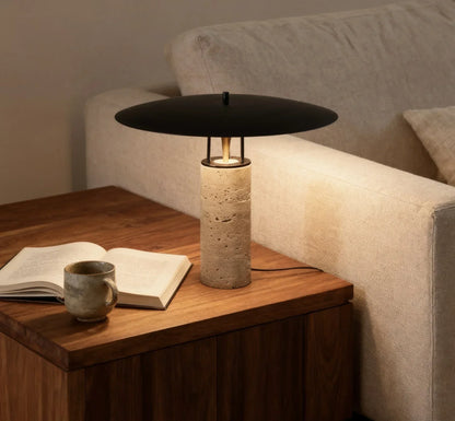 Nordic postmodern travertine table lamp